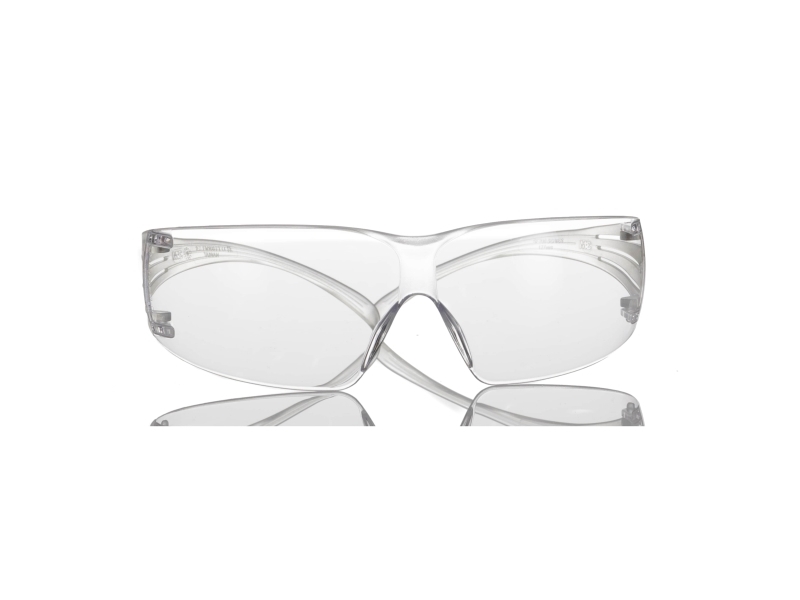 3M sikkerhedsbriller SecureFit SF201AS, farveløs-transparent sikker pasform selv ved intensive hovedbevægelser, - 1 stk (SF201AS)