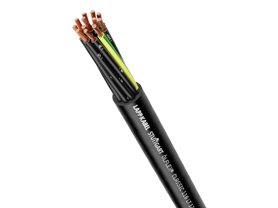 Lapp Ölflex Classic 110 Lt Styreledning 4 G 6 Mm² Sort 1120772/50 50 M