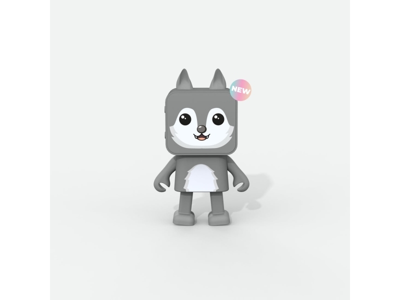 Mobility On Board Dancing Wolf högtalare ljusgrå