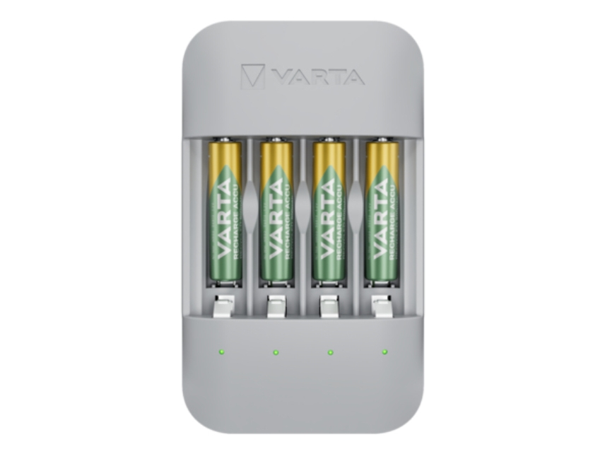 Varta Eco Charger Pro, Nickel-metallhydrid (NiMH), Kortslutning, AA, AAA, 4 styck, Batterier medföljer | EL Artiklar - Batteri - Batteriladdare | GameStuff