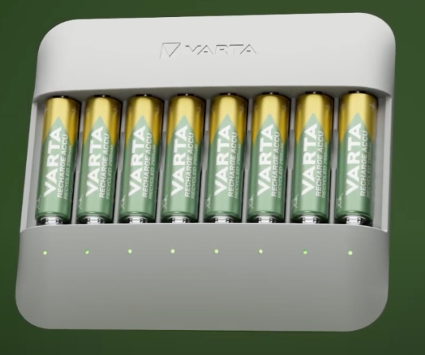 Varta Eco Charger Multi, Nickel-Metallhydrid (Nimh), Kurzschluß, Aa, Aaa, 8 Stück(E), Akkus/Batterien Enthalten