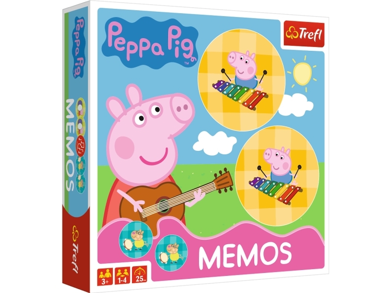 Peppa Pig Memos, Kortspil, Hukommelse, 3 År