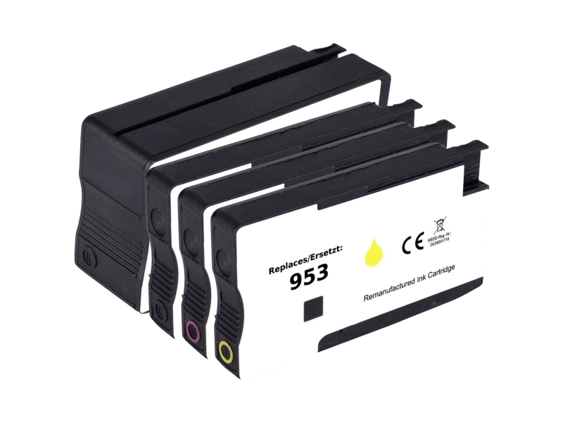 Renkforce Rf-5718854, Sort, Blå, Magenta, Gul, 4 Stk, 900 Sider, 630 Sider, Kombinationspakke