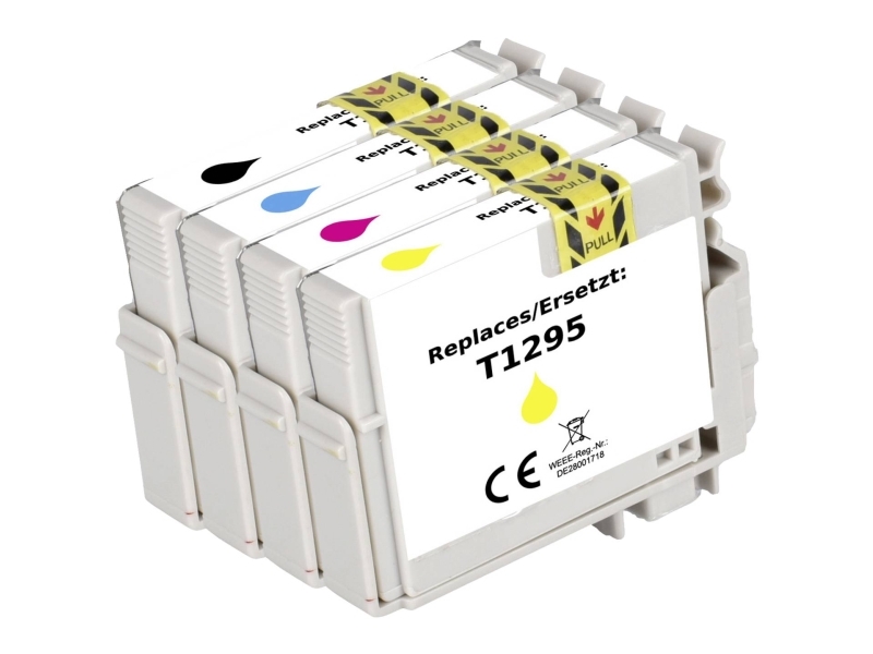 Renkforce Rf-5718864, Schwarz, Cyan, Magenta, Gelb, 4 Stück(E), 385 Seiten, 1495 Seiten, Kombi-Packung