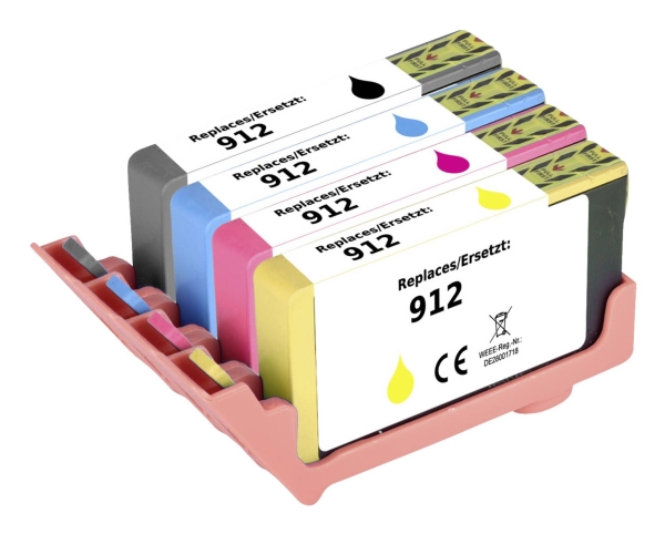 Renkforce Rf-5718852, Schwarz, Cyan, Magenta, Gelb, 4 Stück(E), 300 Seiten, 315 Seiten, Kombi-Packung