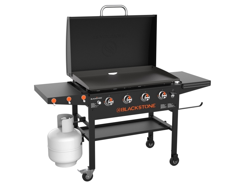 Blackstone 2151EU, 4 vyöhyke(t), Ulkona, Butaani/propaani, Vapaasti seisova, Musta, Kääntyvä