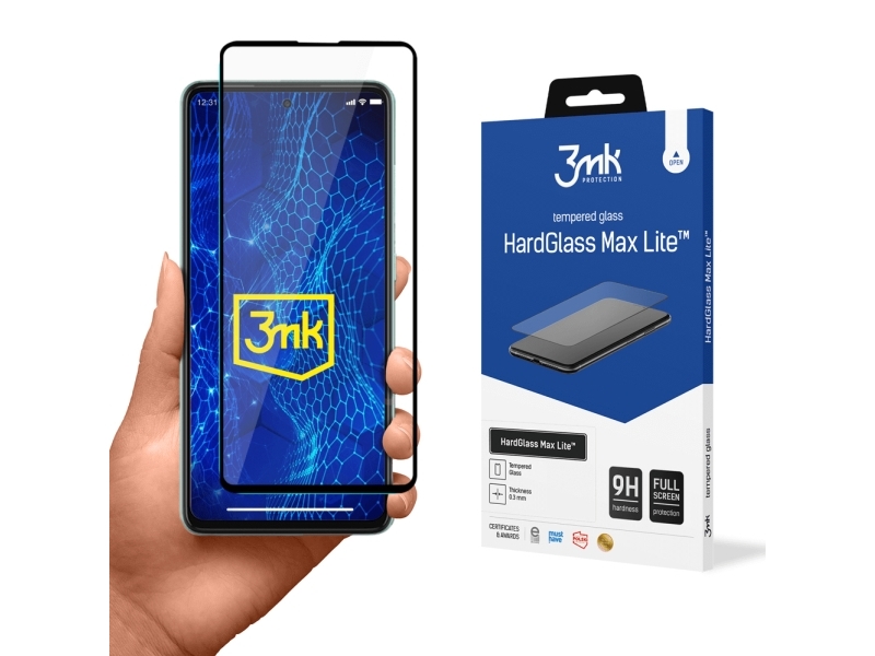 3Mk Hardglass Max Lite, Galaxy A52 4G/A52 5G/A52s 5G, 1 Stk