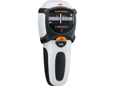 Laserliner MultiFinder Plus, Jern og metal, Live-kabel, Metal uden jern, Træ, Sort, Hvid, 10 cm, 4 cm, 4 cm, Alkaline