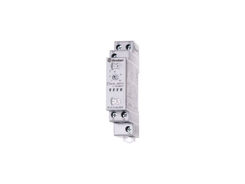 Zeitschaltuhr Multifunktion, 24-240V Ac/Dc, 0,1S-24H Mit Schraubklemme