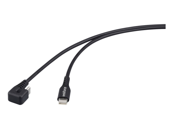 Renkforce Rf-6721078, 1 M, Usb C, Usb C, Usb 2.0, 0,48 Gbit/Sek., Sort