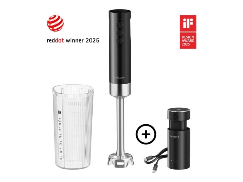 ZWILLING 1030457, Håndmixer, Sort, 0,6 L, BLDC, Acrylonitrilbutadienstyren, 250 W