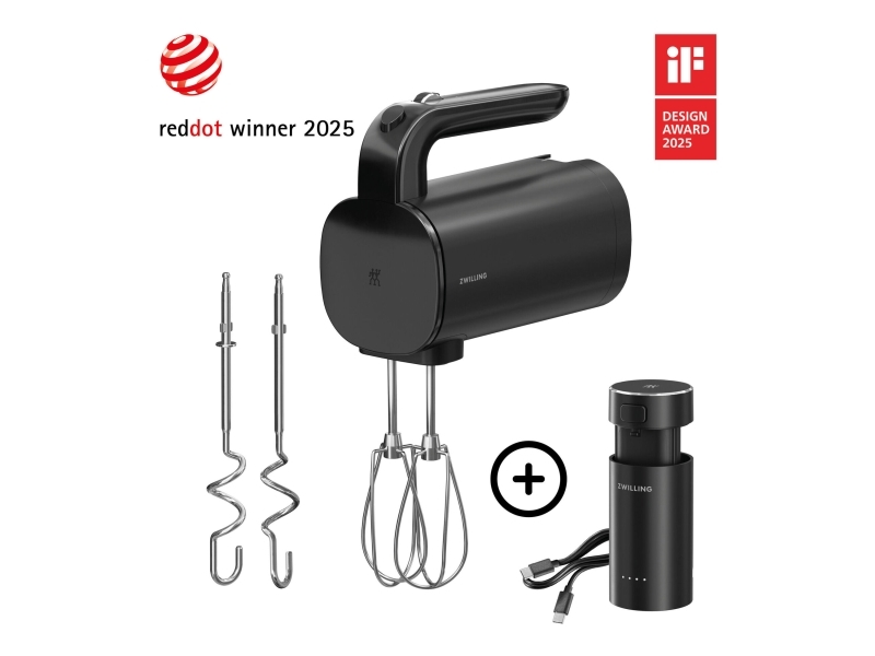 ZWILLING XTEND Starter Kit: langaton käsisekoitin + akku musta