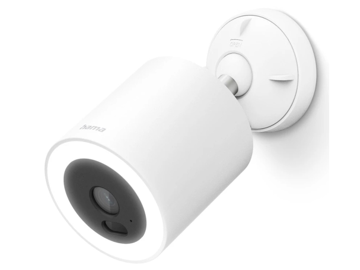 Hama 00176670, IP-sikkerhetskamera, Utendørs, Trådløs, Alexa/Google Assistant/Homey, 2400 MHz, Vegg