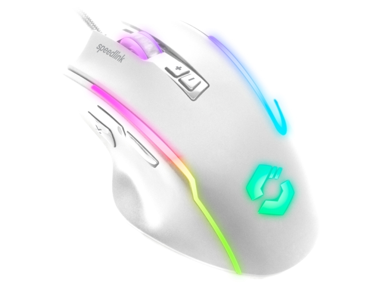 Speedlink Gaming Maus Decus Usb Weiß Handel - Maus (Sl-680024-Wt)