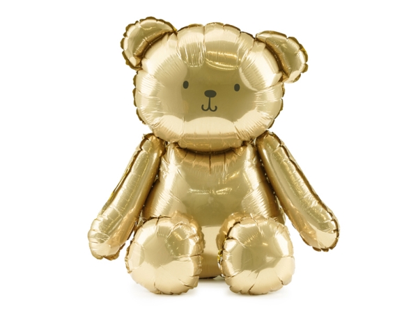 Partydeco Fb286-019, Spielzeugballon, Folie, Gold, Einfarbig, Universal, Tier