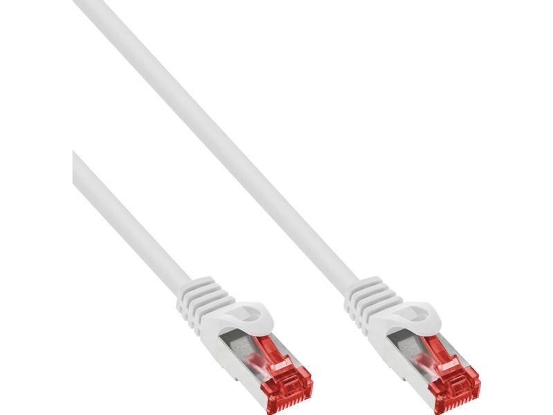 Inline 25Er B-Pack Patchkabel S/Ftp Cat.6 250Mhz Pvc Cu Weiß - Netzwerk - Cat 6 (B-76405W)