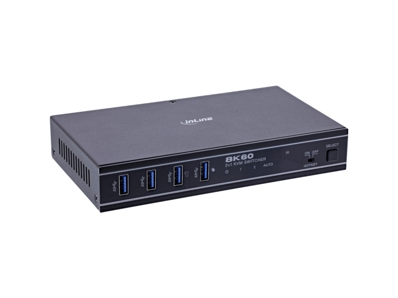 Inline 57885C, 7680 X 4320 Pixel, 8K Ultra Hd, Stativ-Montering, 12 W, Sort