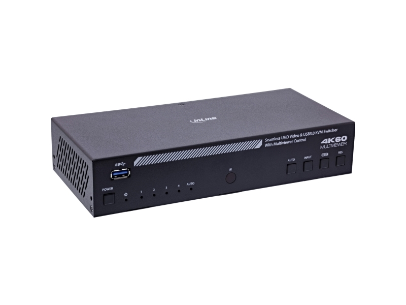 Inline 57885I, 3840 X 2160 Pixel, 4K Ultra Hd, Stativ-Montering, 25 W, Sort