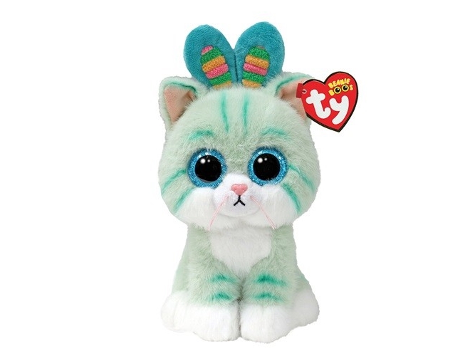 Ty Beanie Boos Gumdrop Mascot Easter Cat 15Cm 37368