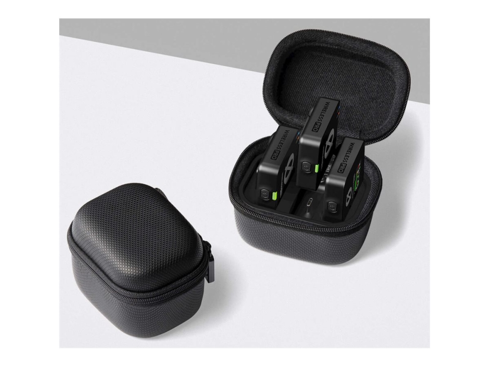 RØDE Wireless PRO, Lavalier mikrofon, RF trådløst, 260 m, Omniretningsbestemt, Batteri, Kamerabeslag modtager