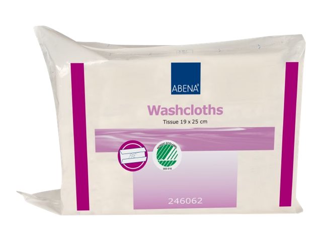 Abena Soft-Care - Rengøringsklude - papir - 125 ark - C-fold - hvid