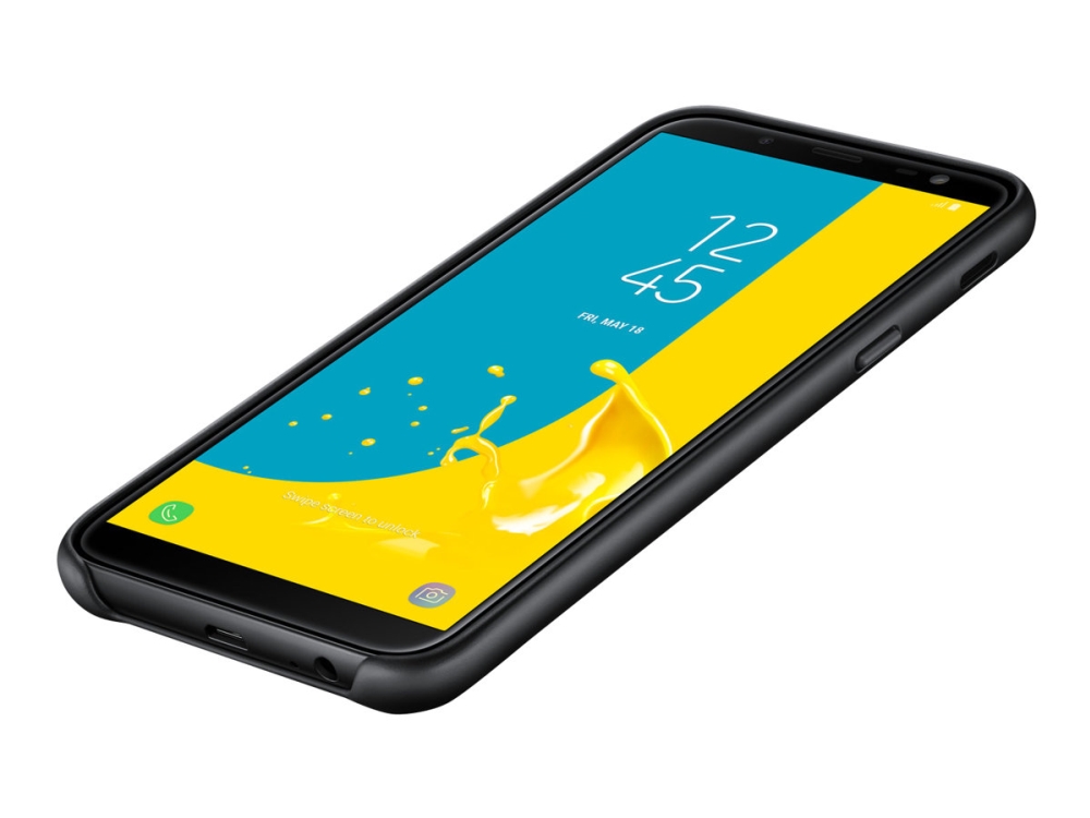 Samsung Dual Layer Cover Ef-Pj600 - Bagsidecover Til Mobiltelefon - Sort - For Galaxy J6