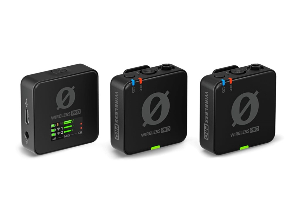RØDE Wireless PRO, lavaliermikrofon, trådlös RF, 260 m, rundstrålande, batteri, mottagare för kamerafäste | TV, Ljud & Bild - Hörlurar & Mikrofoner | GameStuff