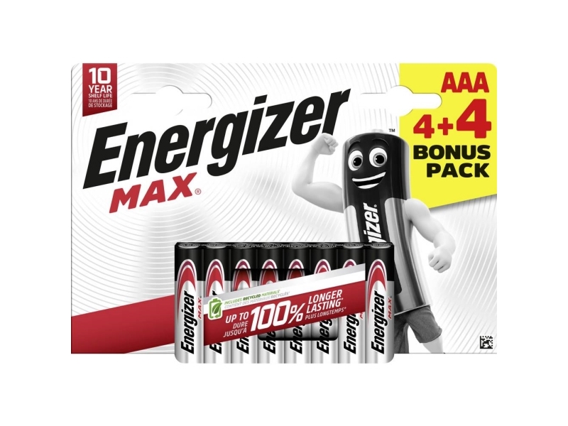 Energizer Energizer Lr03/8 Max Aaa 4+4 Zdarma