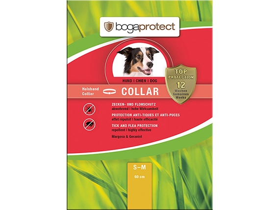 Bogar 38020, Hund, Loppe & Tæge Halsbånd, S-M, 50 Cm, 600 Mm