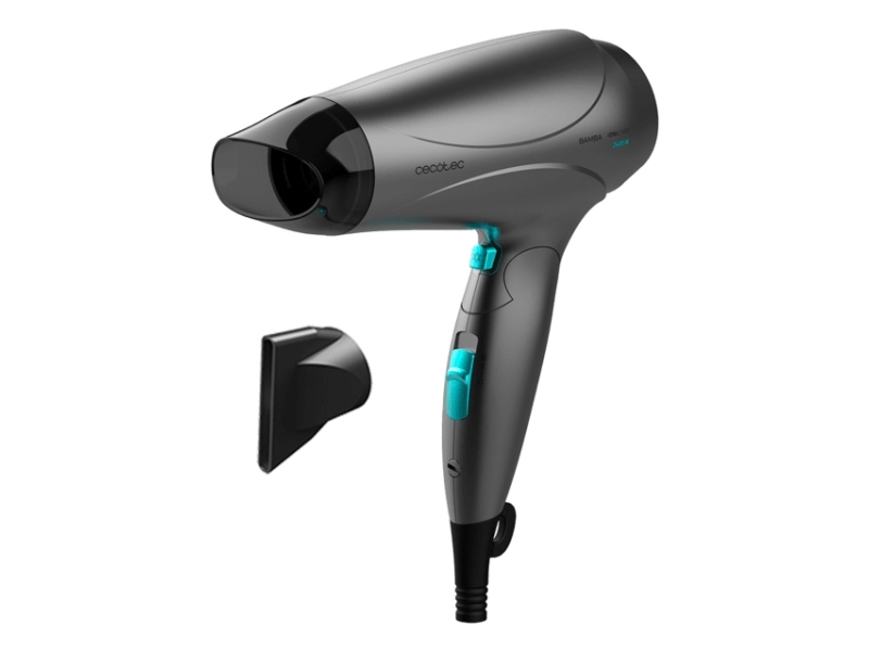 Cecotec Bamba Ionicare Power&Go, Schwarz, Türkis, Hängender Ring, Tasten, Schieber, 2400 W, 1 Stück(E)
