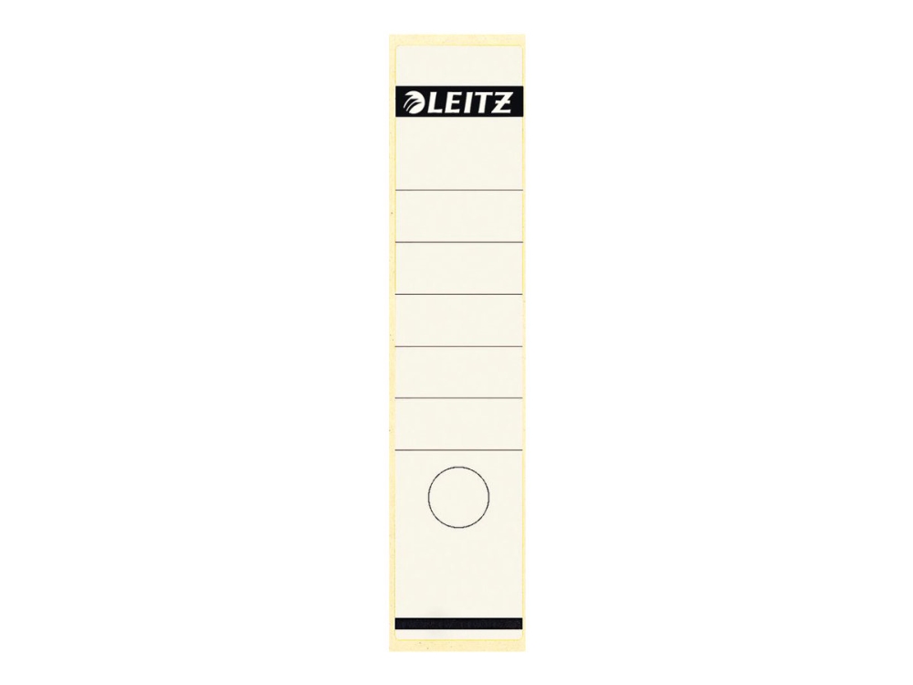 Leitz Rückenschilder Für Standard- Und Hartpappe-Ordner, Weiß, Rechteck, Universal, Papier, 61 Mm, 285 Mm