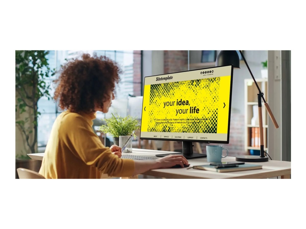 Msi Pro Mp271a E2 - Led Monitor - 27" - 1920 X 1080 Full Hd (1080P) @ 120 Hz - Ips - 300 Cd/M² - 1500:1 - 1 Ms - Hdmi, Vga, Displayport - Lautspreche