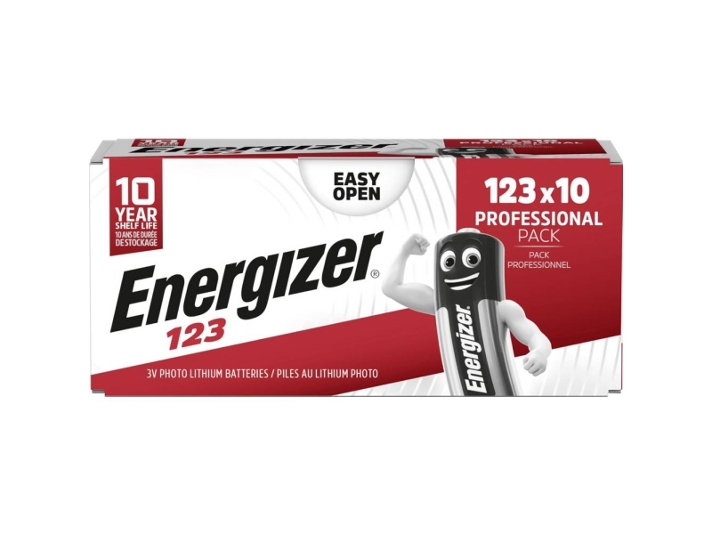 CR123A ENERGIZER SPECIAL BATTERI / LITHIUM FOTO 123 DP (10 STK.)