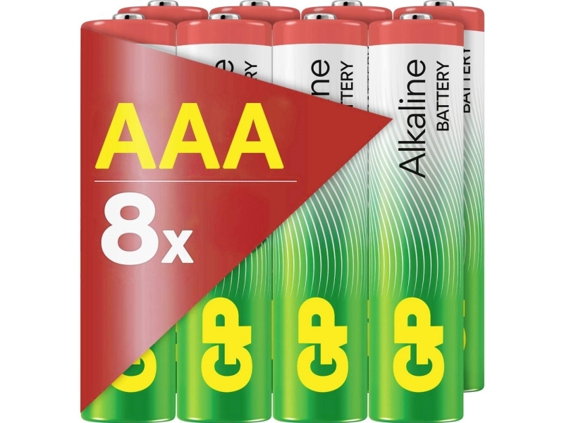Gp Aaa-Batterien Gp Alkaline 1,5 V 8 Stk