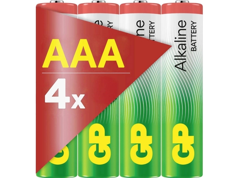 Gp Aaa-Batterien Gp Alkaline 1.5V 4 Stück Aaa-Batterien 1.5V 4 Stk