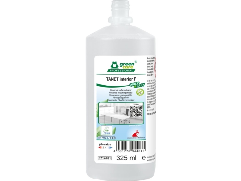 Universalrengøring, Green Care Professional Tanet Interior F, 325 Ml, Quick & Easy - (6 Stk.)