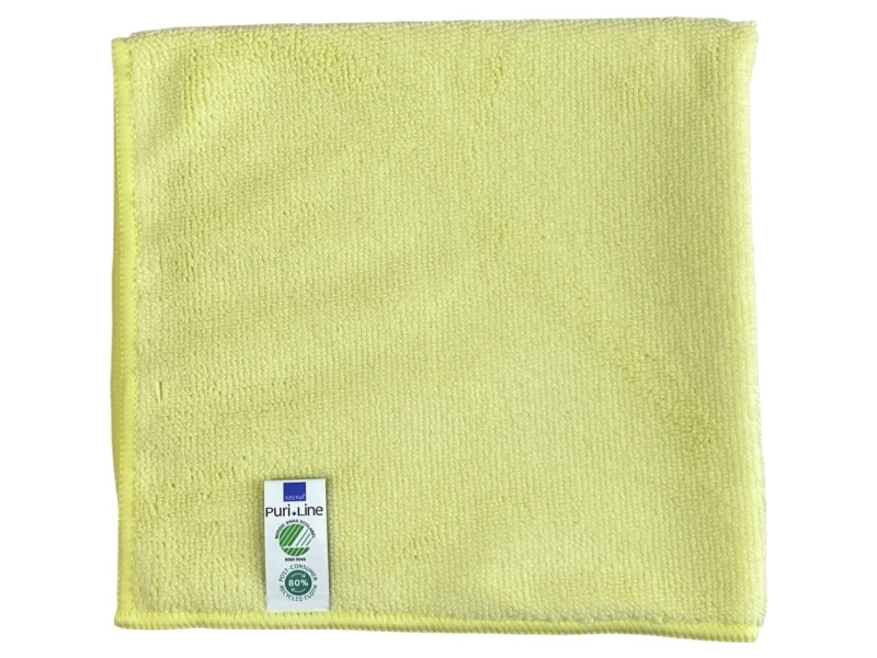 Rengöringsduk, ABENA Puri-Line Basic, 40x40cm, gul - (10 st.) | Rengöring - Avtorkning - Trasor och liknande - Trasor | GameStuff
