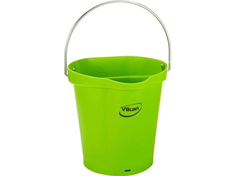 Spand Til Fødevarer, Vikan, 6 L, Limegrøn, Pp/Rustfrit Stål