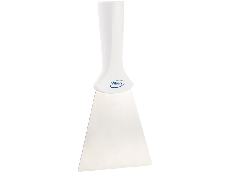 Håndskraber, Vikan, hvid, PP/rustfrit stål, 10 cm | Rengöring - Rengöringsprodukter - Rengöringsmaskiner - Utrustning - Skrapor & Kvastar | GameStuff