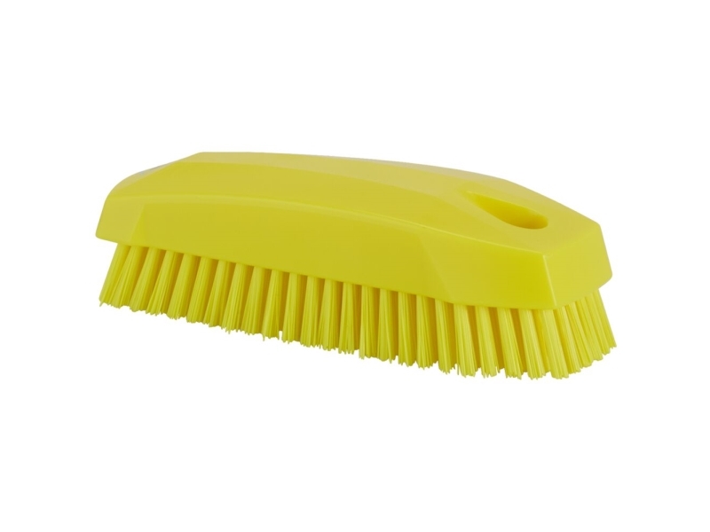 Neglebørste, Vikan, 13x5x4cm, gul | Hälsa - Personlig vård - Övriga | GameStuff