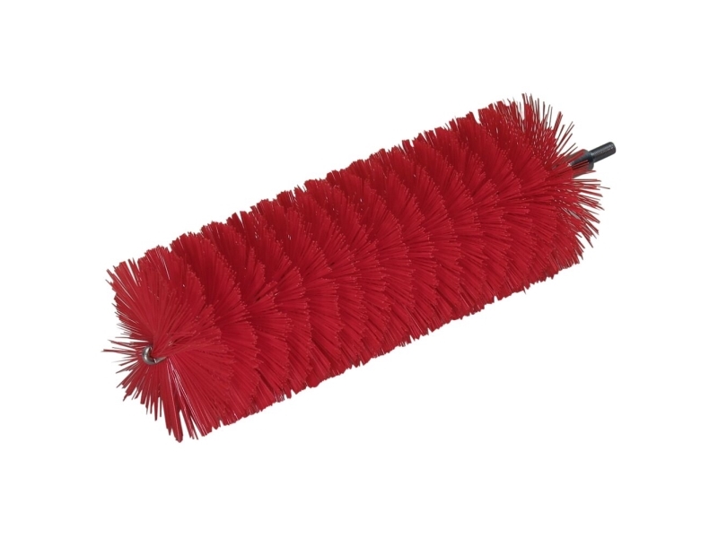 Renshuvud för rör, Vikan, 20 cm, Ø6 cm, röd, polyester/PP/rostfritt stål | Rengöring - Utrustning - Rengöringsutrustning | GameStuff