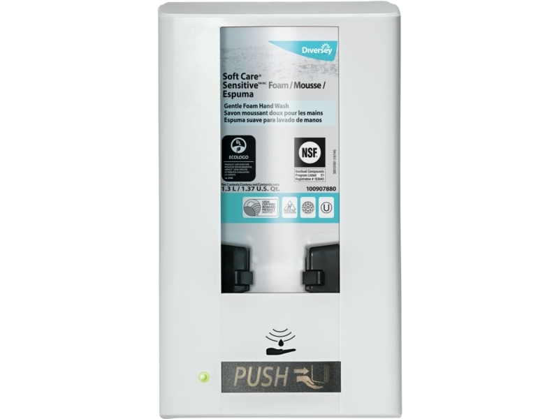 Dispenser, Diversey IntelliCare, 1,3 l, hvid, ABS, til sæbe