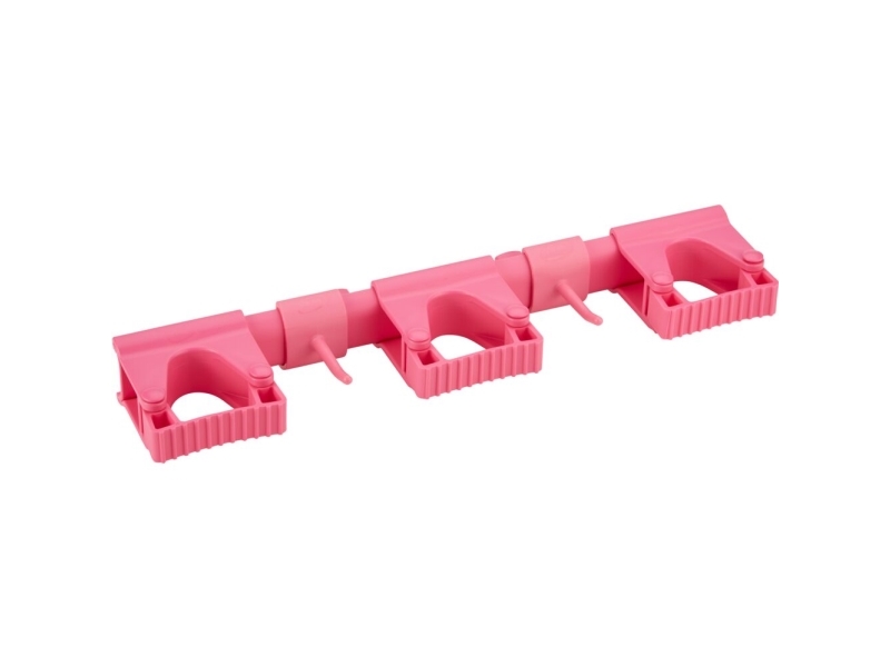 Wandhalterung Für Utensilien, Vikan, 42X8,7X4,8Cm, Rosa, Pp/Tpe