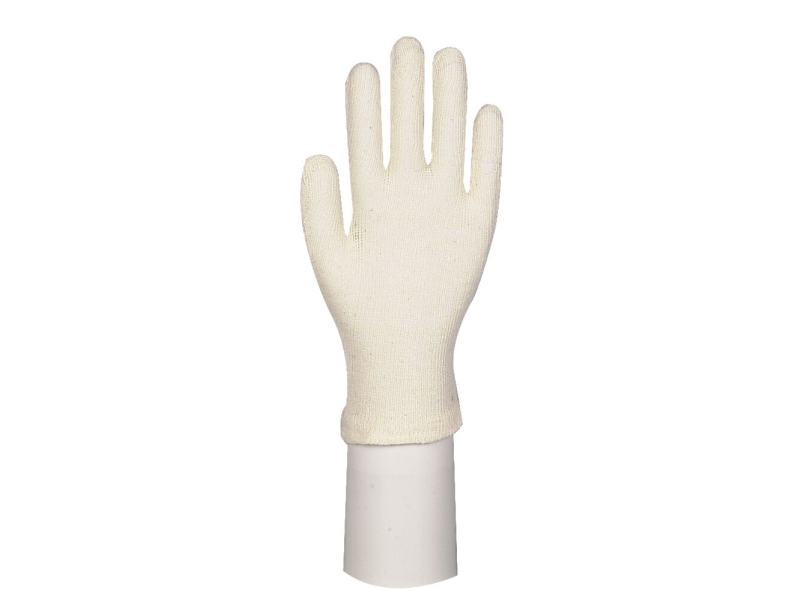 Tekstiilikäsine, ABENA, 8, luonnon, puuvilla/polyesteri - (50 kpl)