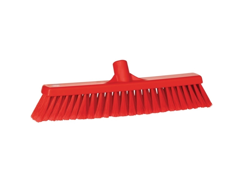 Fejekost, Vikan, Rød, Pp/Rustfrit Stål, 41 Cm, Blød