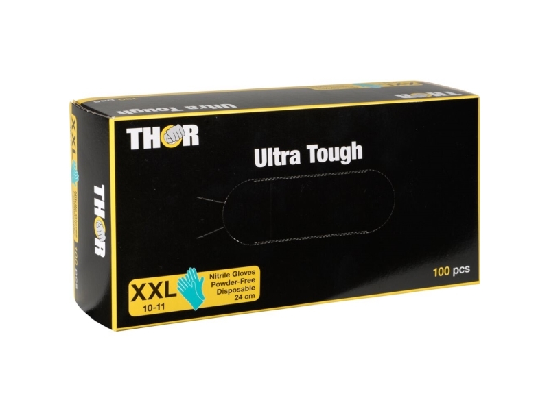 Einweghandschuh, Thor Ultra Tough, Xxl, Grün, Nitril