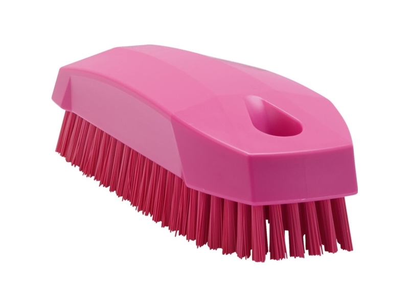 Neglebørste, Vikan, 13x5x4cm, pink | Hälsa - Personlig vård - Övriga | GameStuff