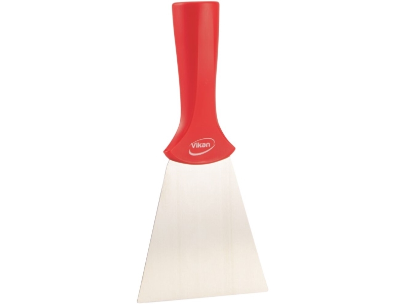 Håndskraber, Vikan, Rød, Pp/Rustfrit Stål, 10 Cm - (10 Stk.)