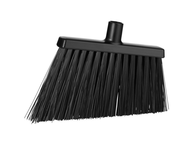 Fejekost, Vikan, sort, polyester/PP/rustfrit stål, 29 cm