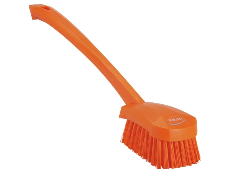 Håndbørste, Vikan, 41,5X7,1X7,5Cm, Orange, Polyester/Pp/Rustfrit Stål